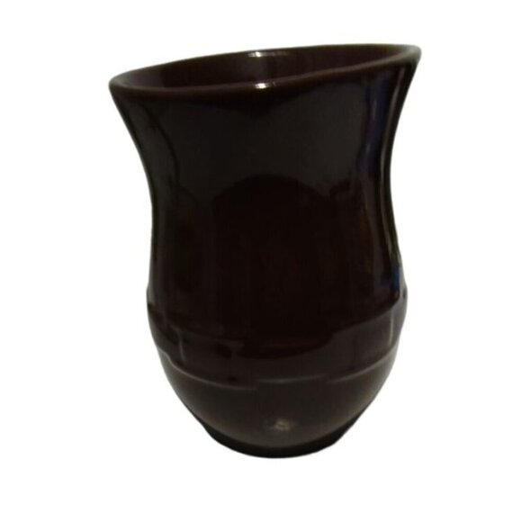 Longaberger Woven Traditions Utensil Vase Chocolate 32036170 Made In China - Picture 5 of 13